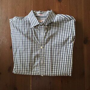 Merona Navy Gingham Shirt